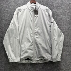 Callaway Golf Jacket Men's XL Gray Full Zip Fleece Microsoft Sales Excellence